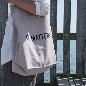 IT MATTERS Shoulder Bag NWT - Organic Cotton - Scandinavian Design